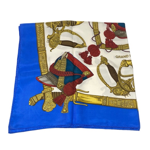 Hermes Vintage Scarf Carre 90”GRAND UNIFORME”by Joachim Metz - Picture 8 of 16